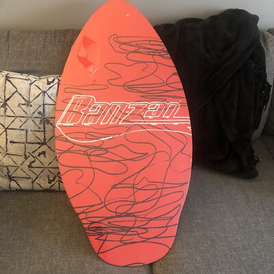 Banzai Skim Board Wooden Pro Quality 39 X 19.5 Inches., Sealed -limited Edition