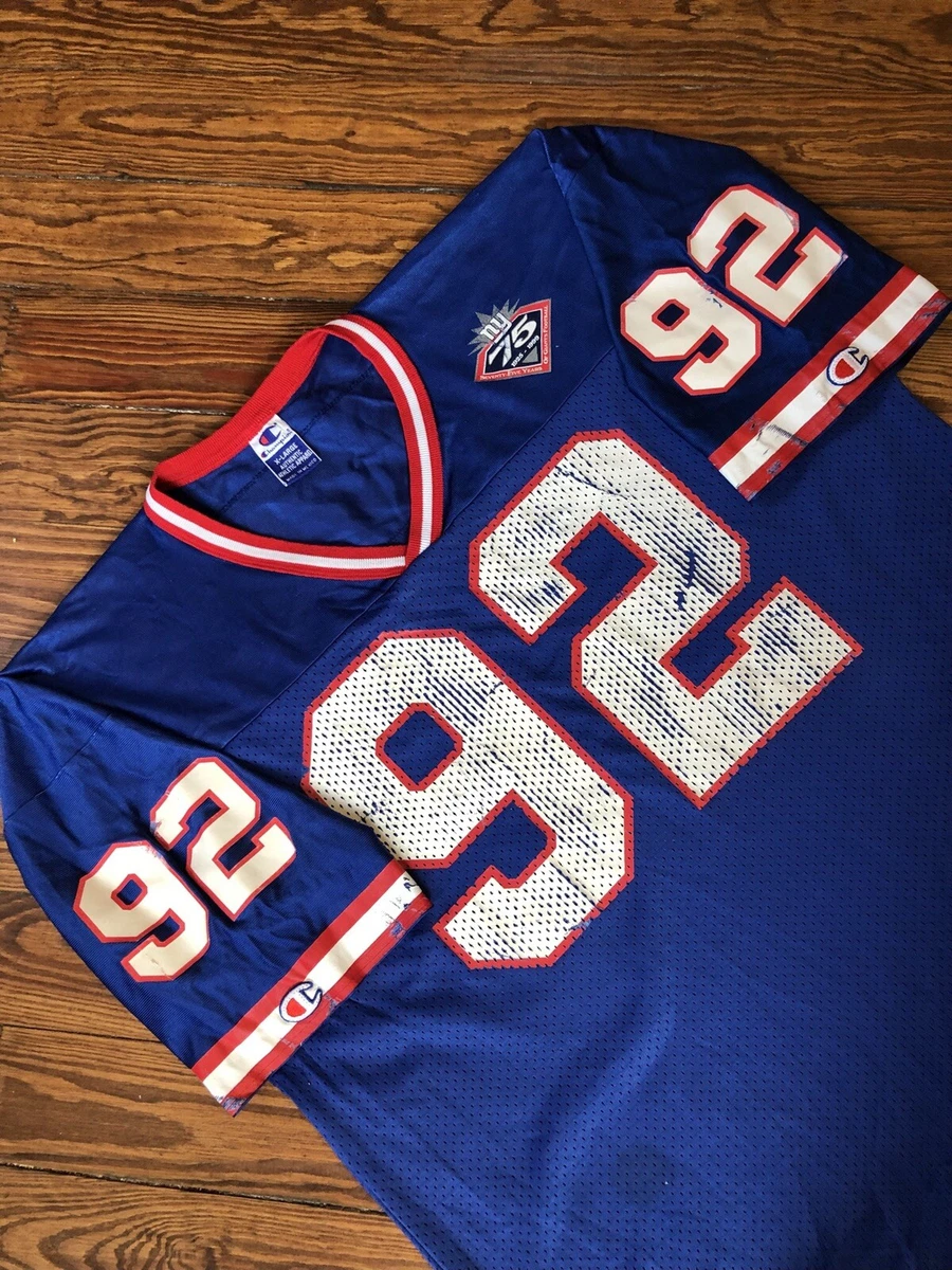 MICHAEL STRAHAN NEW YORK GIANTS VINTAGE 1990'S TEAM NIKE JERSEY ADULT -  Bucks County Baseball Co.