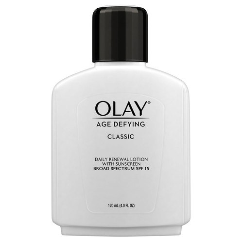 Olay Age Defying Classic Protective Renewal Lotion SPF 15 Sunscreen 4 Oz 3 Pack - 第 1/5 張圖片