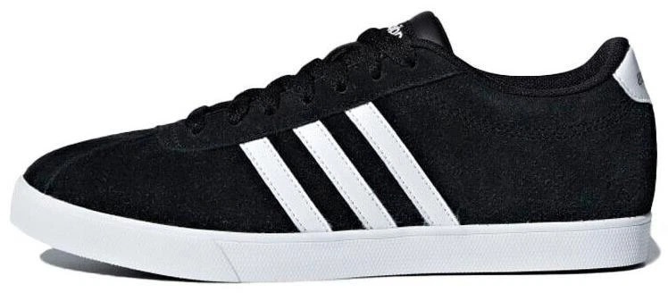 adidas gazelle silver green womens ADIDAS WOMENS COURTSET LACE UP TENNIS SUEDE SHOES sz 8 BLACK WHITE SIL   FRIOCONNECT LLC
