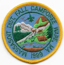 1989 Fall Camporee Massasoit District Pioneer Valley Council Boy Scouts BSA