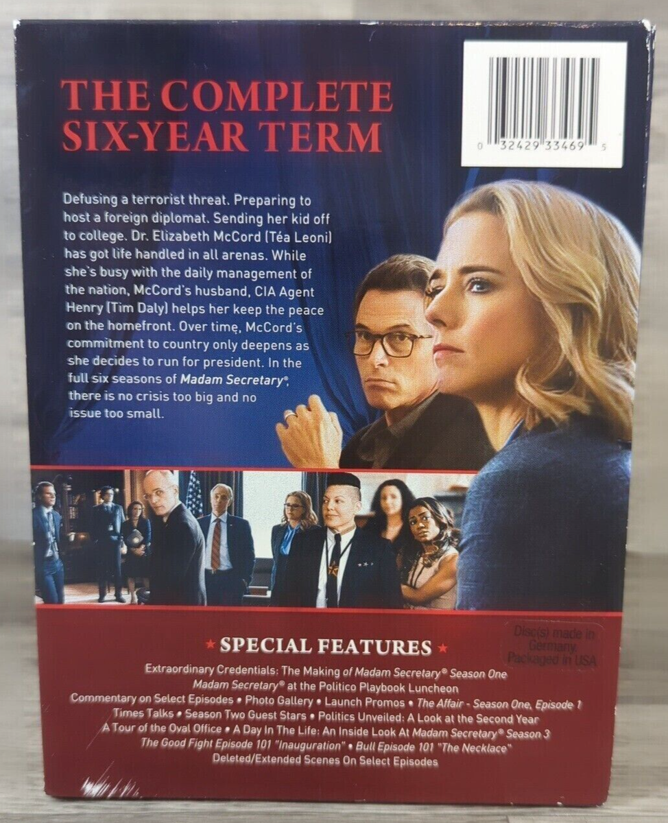 Madam Secretary: The Complete Series (DVD,Seasons 1-6,32-Disc Set
