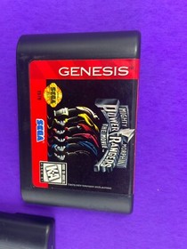 sega genesis  ROGER CLEMEN'S MVP BASEBALL, POWER RANGERS, PRO CHALLENGE GOLF  bz