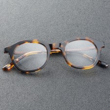 Small Size Acetate Women Eyeglass frames Retro Men Glasses Green/Black/Leopard