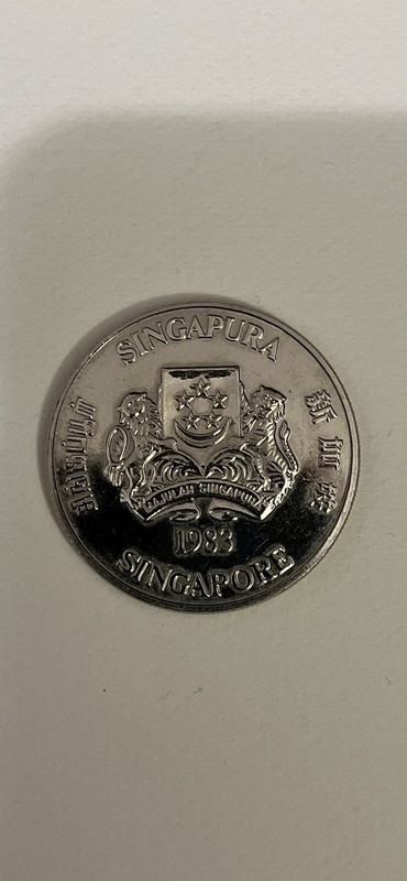 1983 SINGAPORE $10 Dollar "Year of the Pig" Coin 40mm