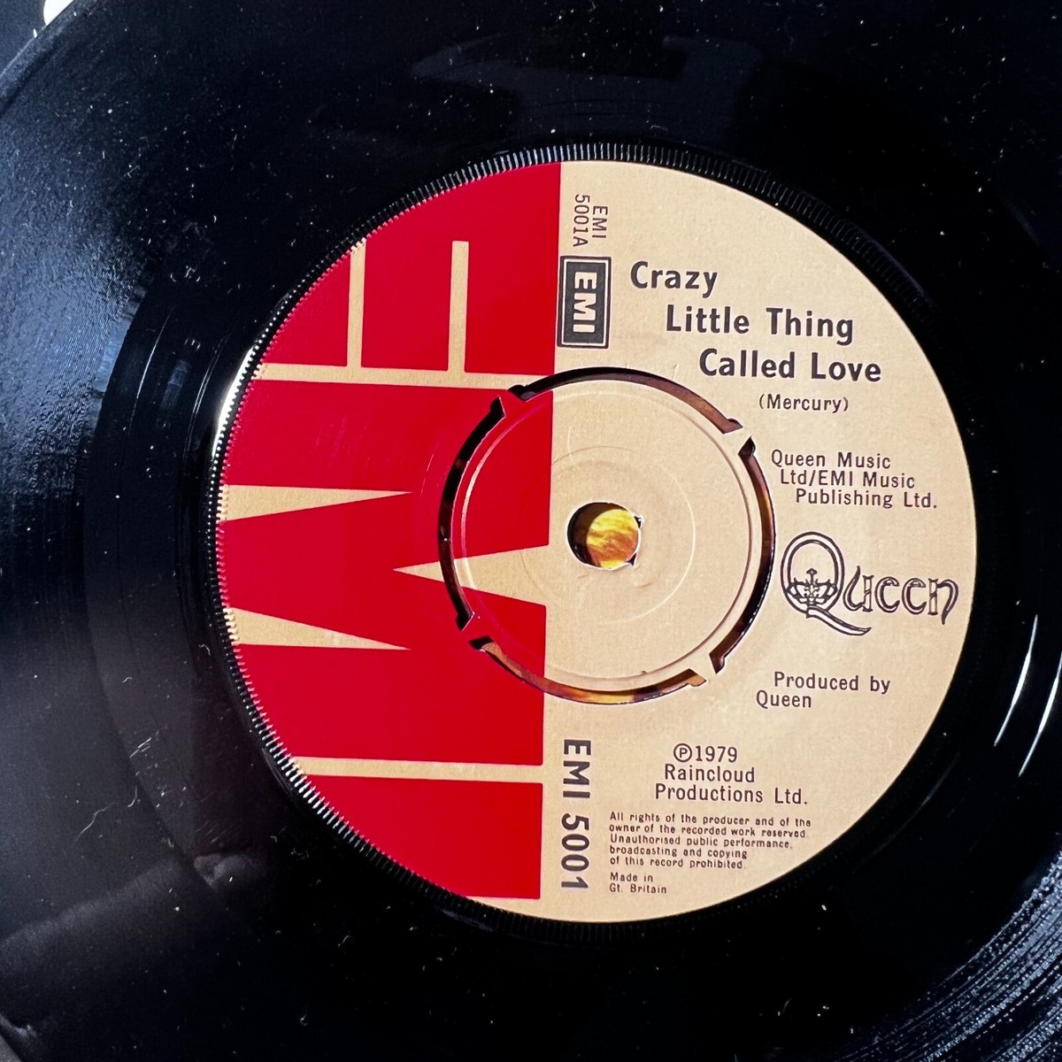 RARE 45 RPM: Queen, Crazy Little Thing Called Love / We Will