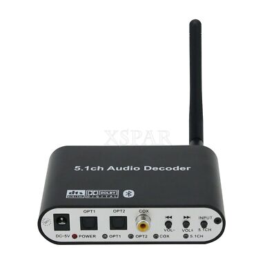 DAC651BT-B DTS/AC3 5.1 Audio Decoder   Decoder With USB Player x-top #F14