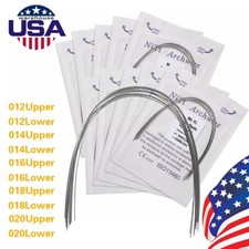 1-200 Packs dental orthodontic super elastic niti round arch wire upper/lower US
