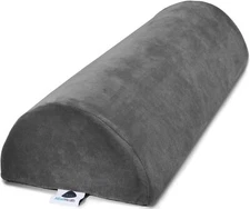 Knee Pillow for Back Sleeping | Large Half Moon Bolster Pillow for Legs, Under K