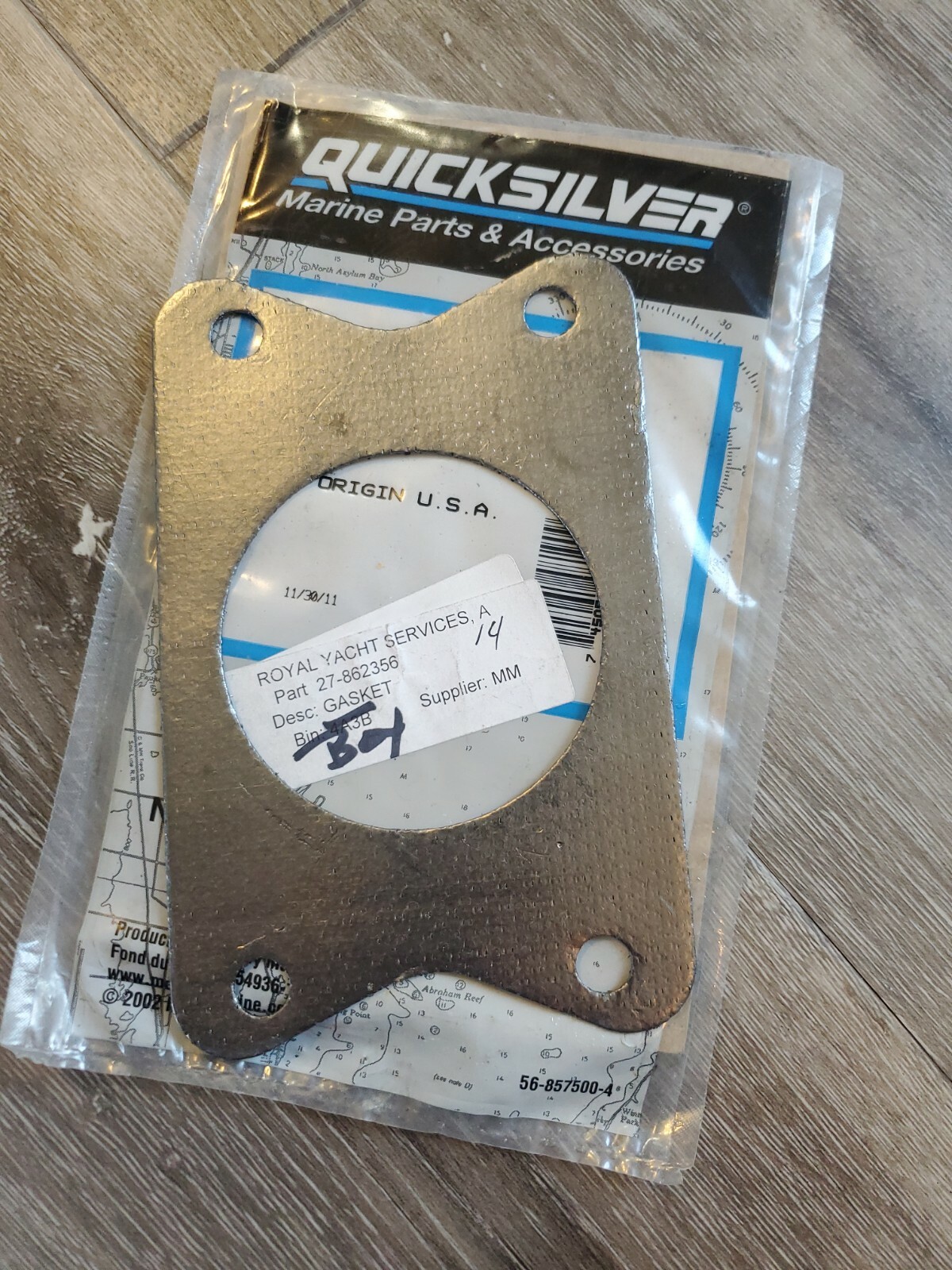Mp047 Mercury OEM 27-862356 Gasket Exhaust for sale online | eBay