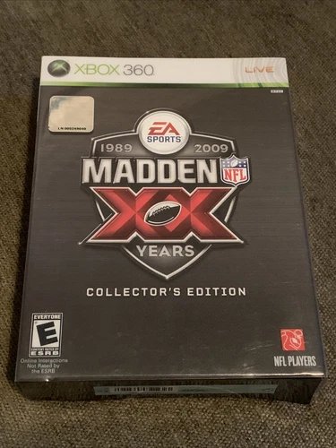 Madden NFL 09 -- 20th Anniversary Collector's Edition (Microsoft Xbox 360, 2008)