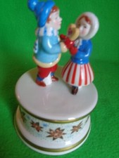 Spieldose  / Spieluhr  Alle Jahre wieder   11,5 x 10 cm  Hutschenreuther