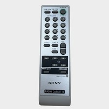 Sony RMT-CF10A Radio Cassette CD Player Remote Control Silver Mega Bass Xpand