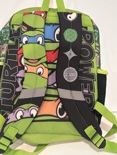 Teenage Mutant Ninja Turtles TMNT Pizza Backpack Kids School Bag Nickelodeon
