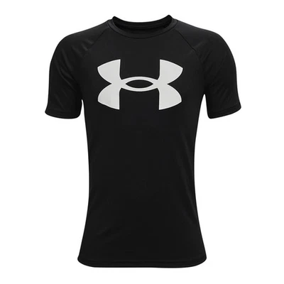 T-shirt formation garçons Under Armour Tech Big Logo 1363283001 Noir - Photo 1/2