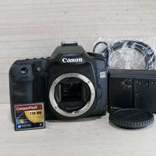 Canon EOS 40D 10MP DSLR Camera body SHUTTER 4,912 Working Top LCD crack