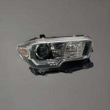 GENUINE 2016-2023 TOYOTA TACOMA RIGHT PASSENGER HEADLIGHT HALOGEN LED DRL OEM
