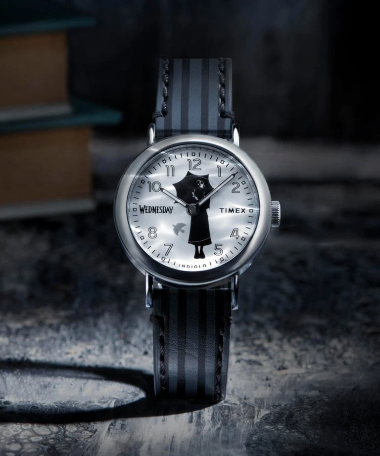 Uhr TIMEX WEEKENDER WEDNESDAY TW2Y19400 Leder Schwarz Addams - Bild 4 von 4