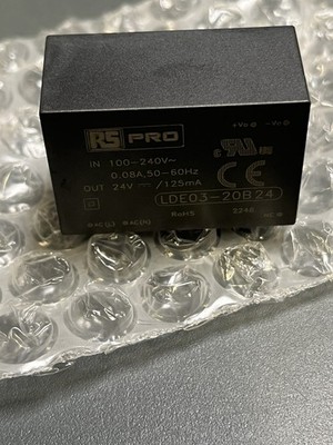 LDE03-20B24 - Mornsun - Power Supply Encapsulated PCS 24V 3W