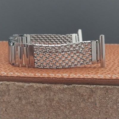 Vintage 20mm 19mm 18mm Venex Stainless Steel Mesh Unused Classic Watch Band