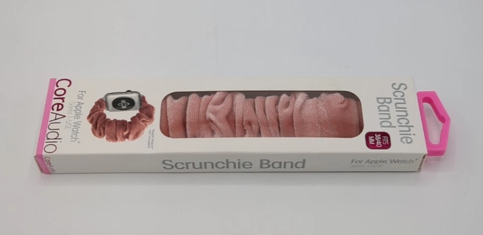 Apple Watch Scrunchie Banda 1-6/SE Rosa Accesorio de Muñeca NUEVO Foto 4 de 4