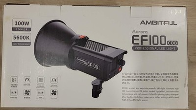 AMBITFUL EF100 100W 5600K Aurora COB LED Video Light,CRI 95+, TLCI 97+,Built-...