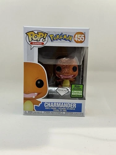 Funko Pop! Vinyl: Pokémon - Charmander (Diamond Glitter) - EMCC (emerald) #455