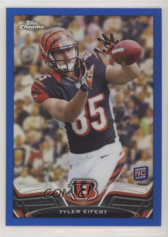 2013 Topps Chrome Blue Refractor 140/199 Tyler Eifert #30 Rookie RC yj7