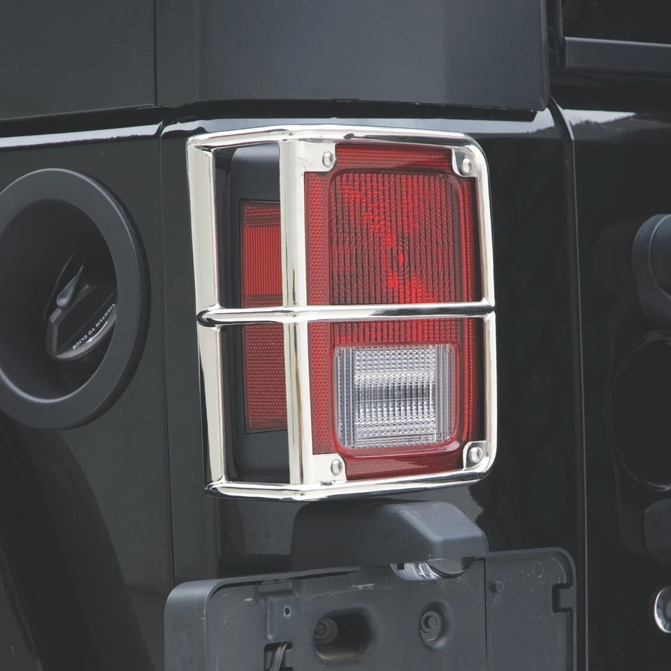 Protector de luz trasera Smittybilt 8465 para Jeep Wrangler JK 2007-18 2/4 PUERTAS SS. Foto 3 de 4