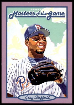 1993 Donruss Perez Steel-Steele Masters of the Game Gary Sheffield San Diego
