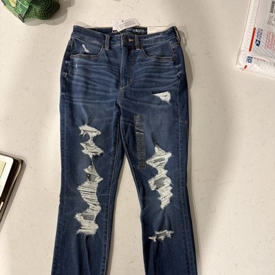 American Eagle Super High Rise Jegging Sz 6 28w Dream Jean