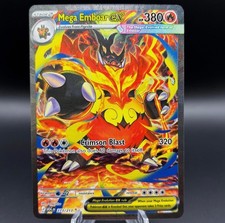 Mega Emboar ex 273/217 Pokemon Ascended Heroes Holo Ungraded Near mint excellent