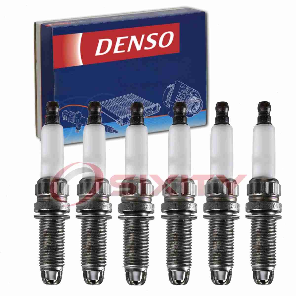 6 pc Denso Spark Plugs for 2013-2015 BMW 740Li xDrive 3.0L L6 Ignition ux