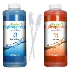 Standard Hydroponics pH Up and Down Kit - 10 Ounce Bottle pH Adjuster for Hyd...