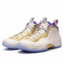 Nike Little Posite One GS White Fuchsia Blast size 6.5Y peanut butter Jelly