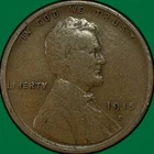 1915-D Lincoln Wheat Cent Very Good VG Coin #34878