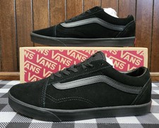 VANS OLD SKOOL VN000D0EBKA MENS SIZE 5; WOMENS 6.5 NWB SUEDE BLACK SHOES NEW BOX