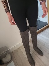 Long Over The Knee Grey Swade Boots By NEXT, Hardly Worn Size 5