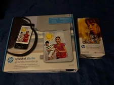 HP Sprocket Studio Go Bundle Digital Photo Printer New In Box