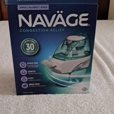 Nav ge Sinus Irrigation System SDG-2 Blue/White Drug-Free Easy to Use