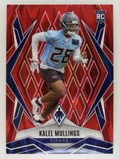 Kalel Mullings 2025 Panini Phoenix RC Rookie Red Seismic 72/99