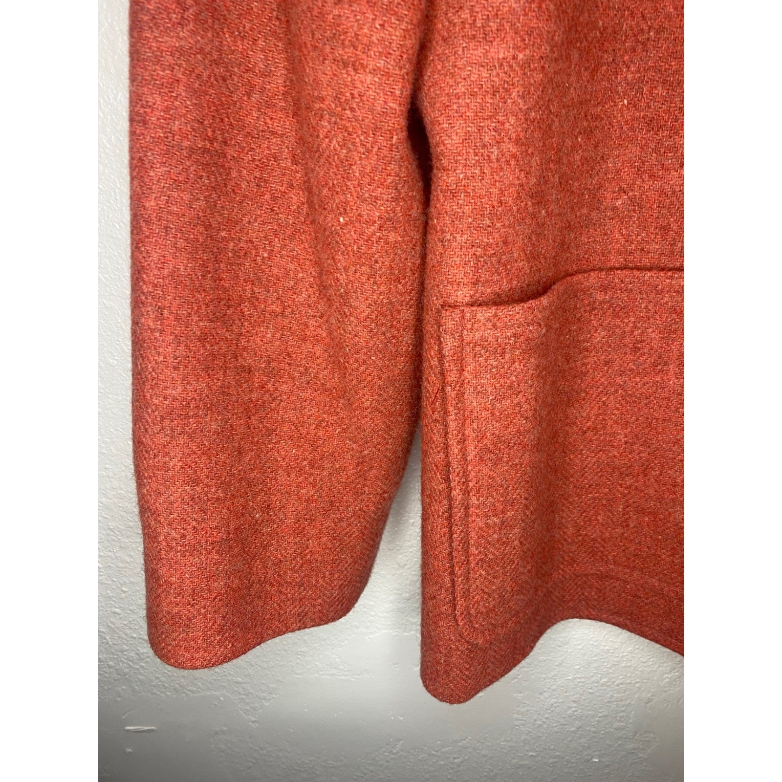 Pendleton Wool Blazer Jacket Womens L Orange Exce… - image 7