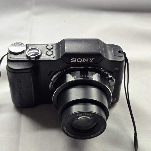 Sony Cyber-shot DSC-H20 Digital Camera 10.1MP 10x Optical Zoom Auto Focus Black - Picture 9 of 11
