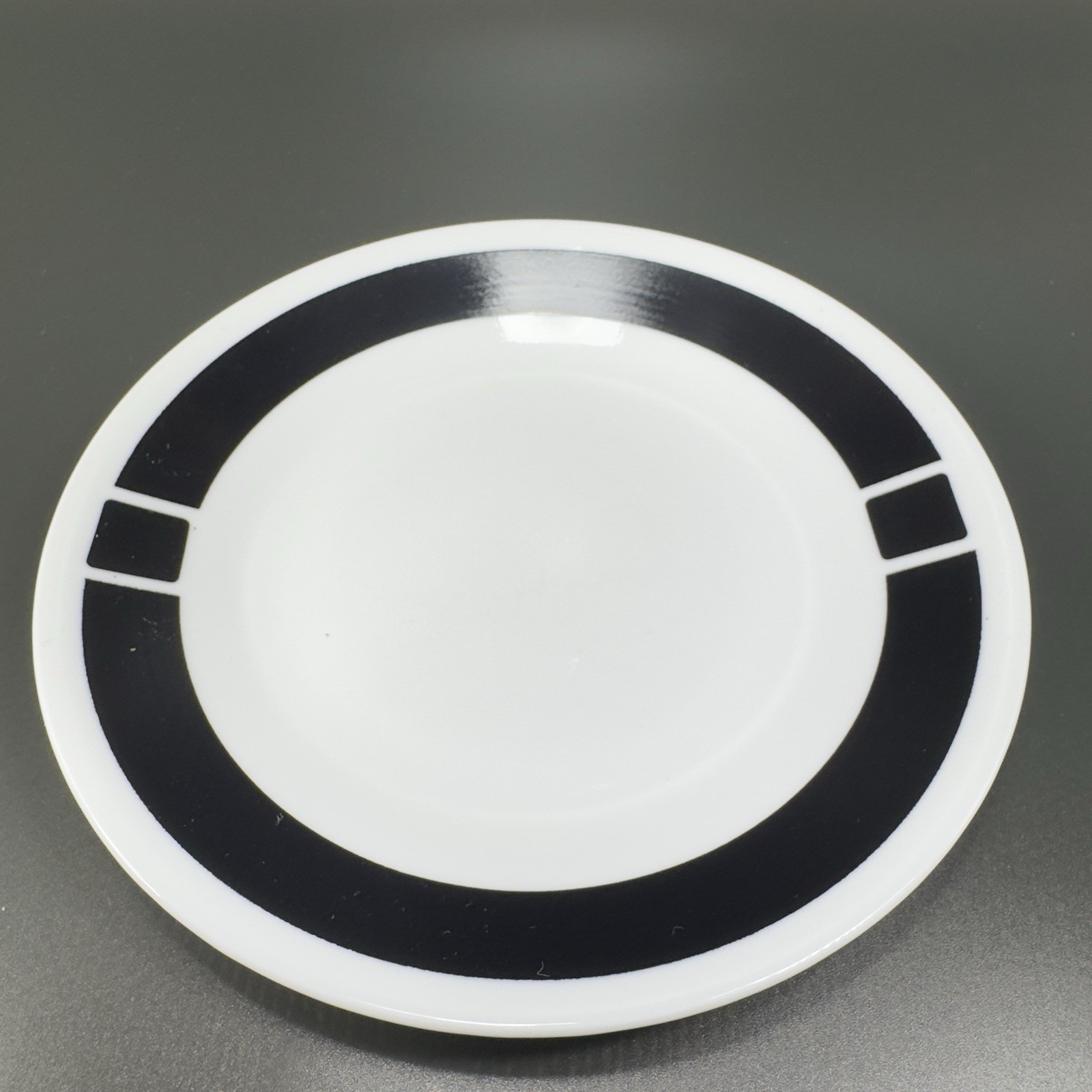 Corelle Urban Black Glass Plate And Bowl Set White Black Lines USA Bowl Plate