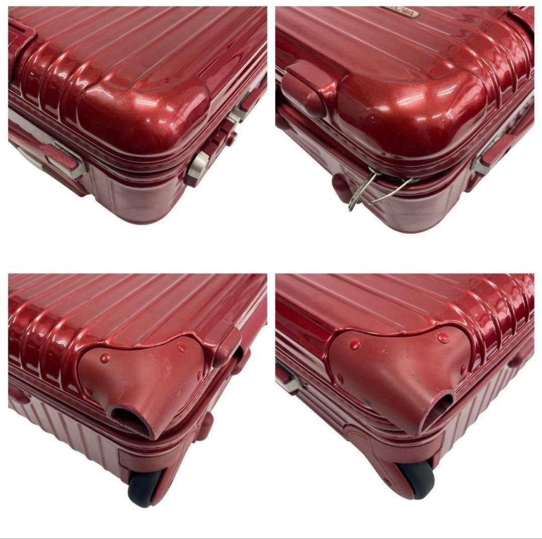 Rimowa Salsa Deluxe 33L Red 2 wheels Carry Case Suitcase | eBay