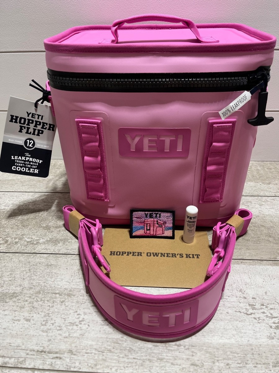 YETI Hopper Flip 12 Soft Cooler 💞 POWER PINK! 💞+Custom Pink