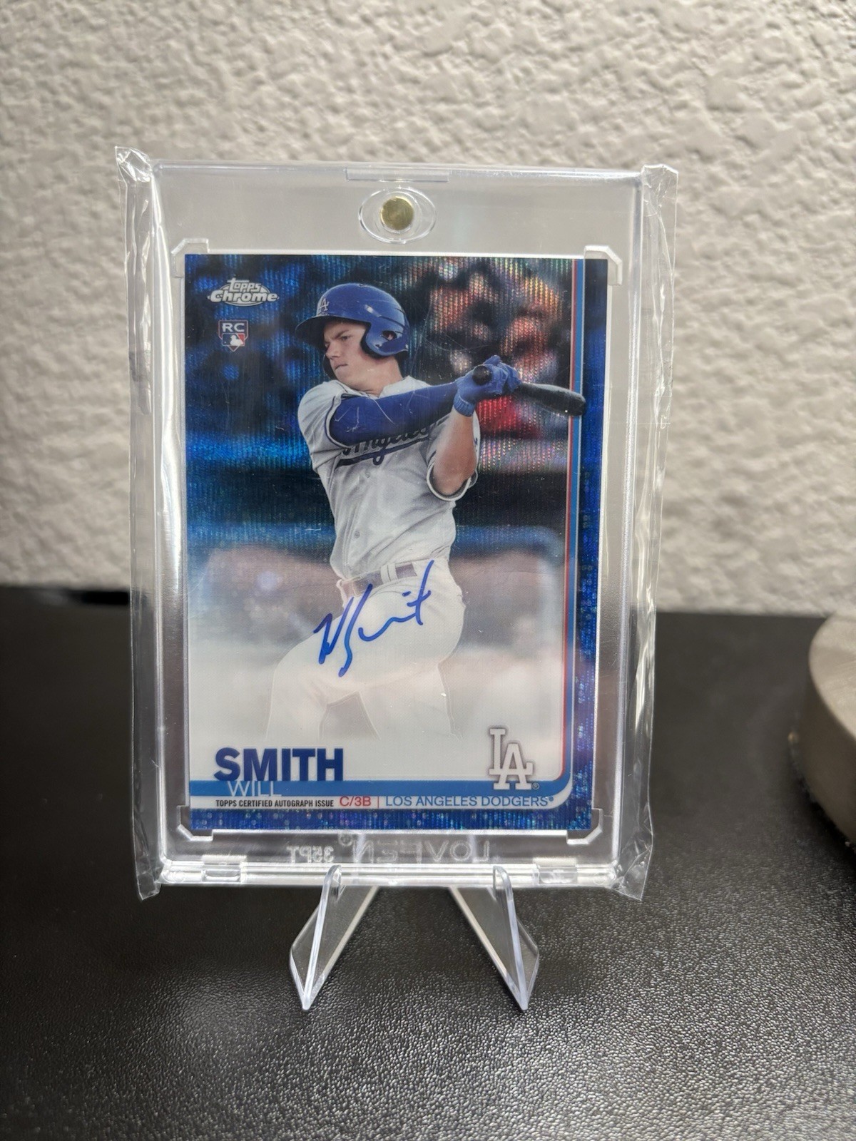2019 Topps Chrome - Rookie Autographs Will Smith #RA-WS Blue Wave Refractor /150