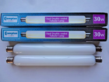 2x 30w S15 Strip Light Mirror Bathroom Cabinet Tube Light Bulbs 30watt 221mm