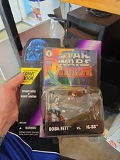 Boba Fett vs IG-88 Star Wars Shadows of the Empire   Comic Book 1996 Box Damage