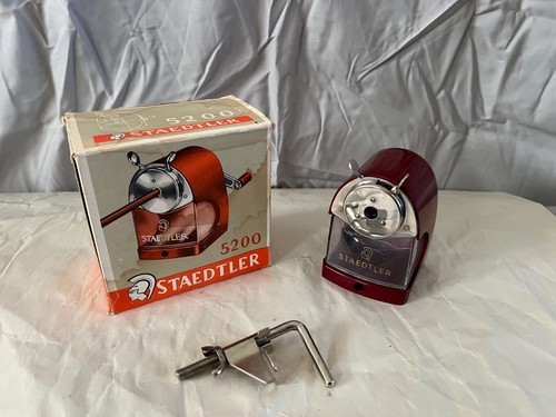 Staedtler 5200 Bakelite Pencil Sharpener Germany Vintage Collectible